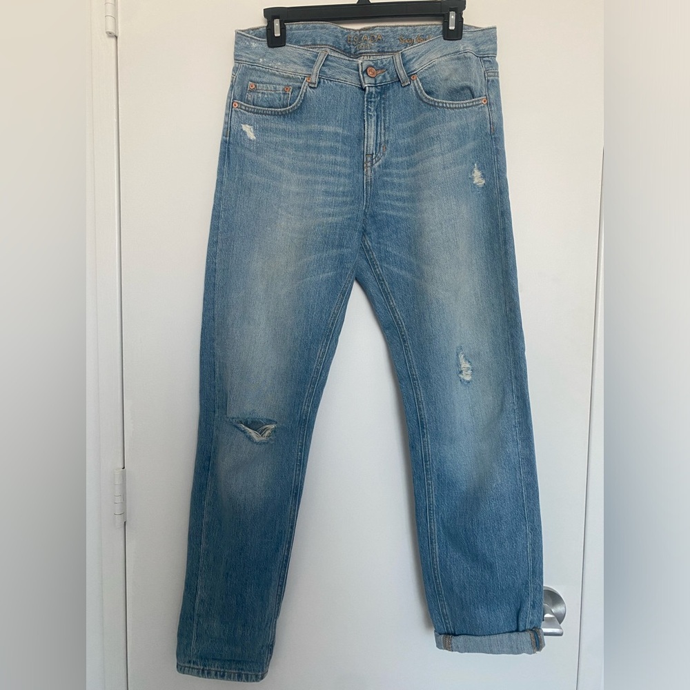 Escada Sport Sexy Boyfriend Jeans Womens, Size 36(S/M) Blue